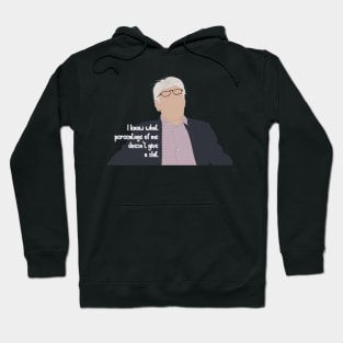 I know what percentage of me doesn't give a S - Shrinking Quote Hoodie